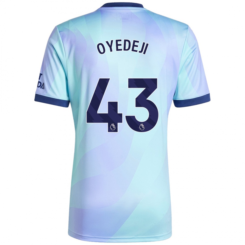 Kinder Nathan Butler Oyedeji #43 Aquamarin Ausweichtrikot Trikot 2024/25 T-Shirt