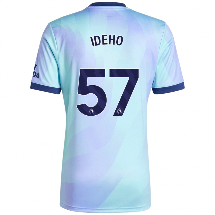 Kinder Joel Ideho #57 Aquamarin Ausweichtrikot Trikot 2024/25 T-Shirt