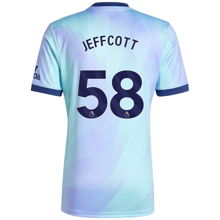 Kinder Henry Jeffcott #58 Aquamarin Ausweichtrikot Trikot 2024/25 T-Shirt