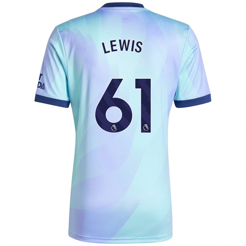 Kinder George Lewis #61 Aquamarin Ausweichtrikot Trikot 2024/25 T-Shirt