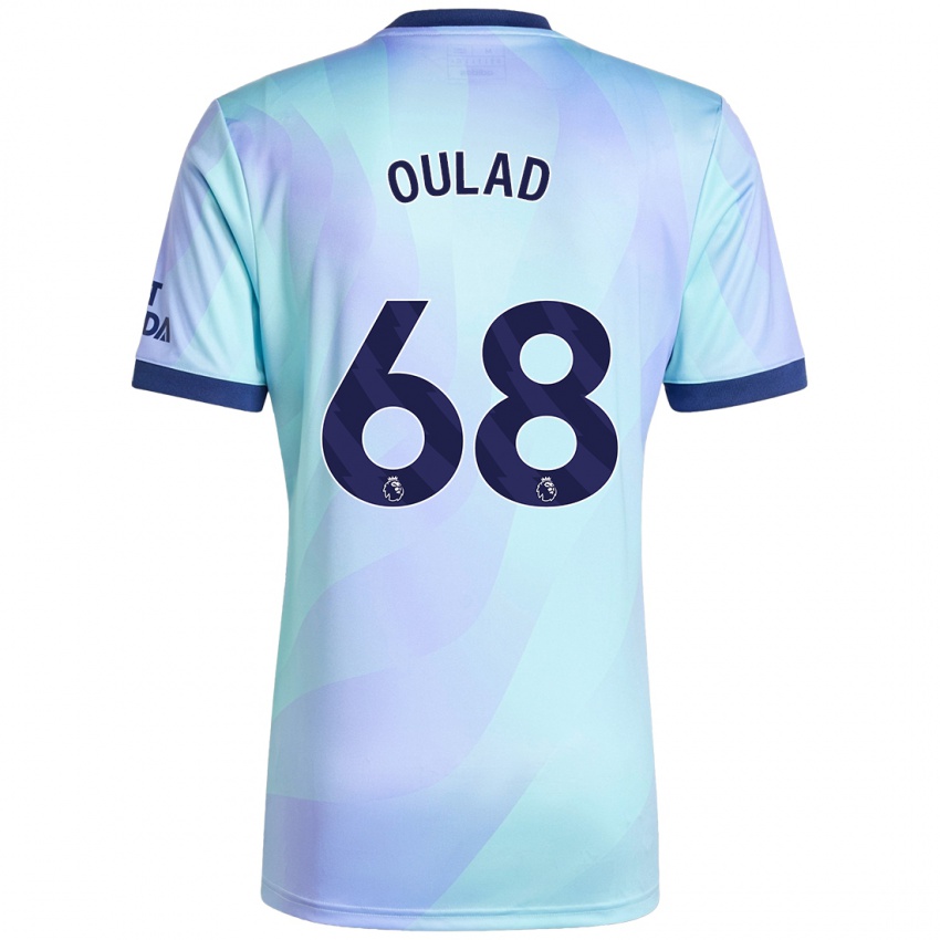 Kinder Salah-Eddine Oulad M'hand #68 Aquamarin Ausweichtrikot Trikot 2024/25 T-Shirt