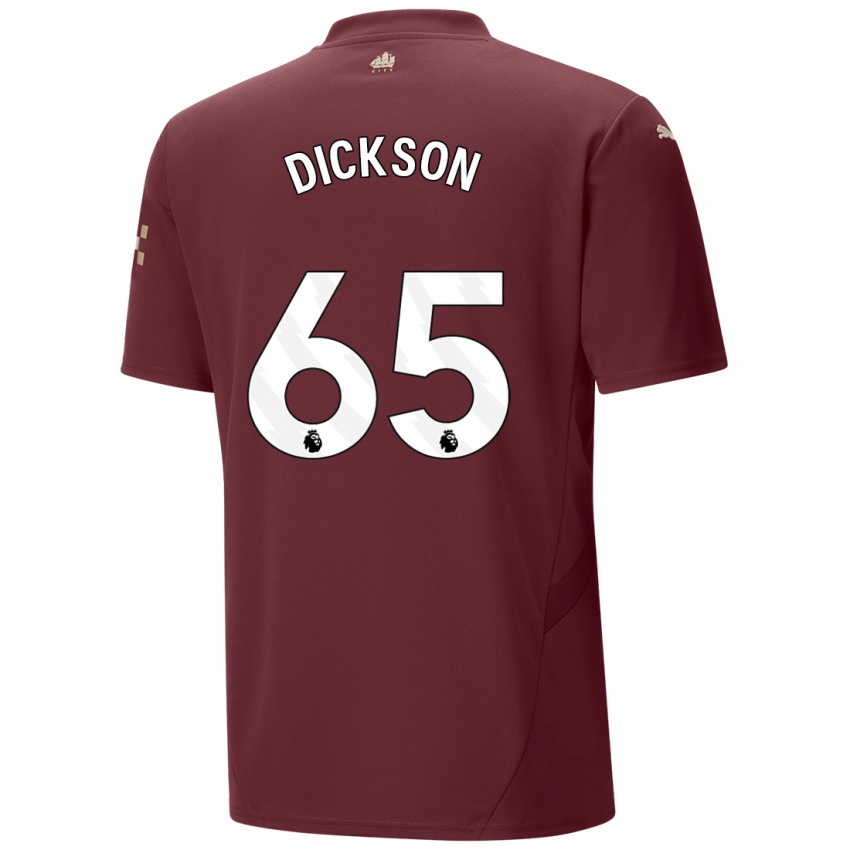 Kinder Will Dickson #65 Kastanienbraun Ausweichtrikot Trikot 2024/25 T-Shirt