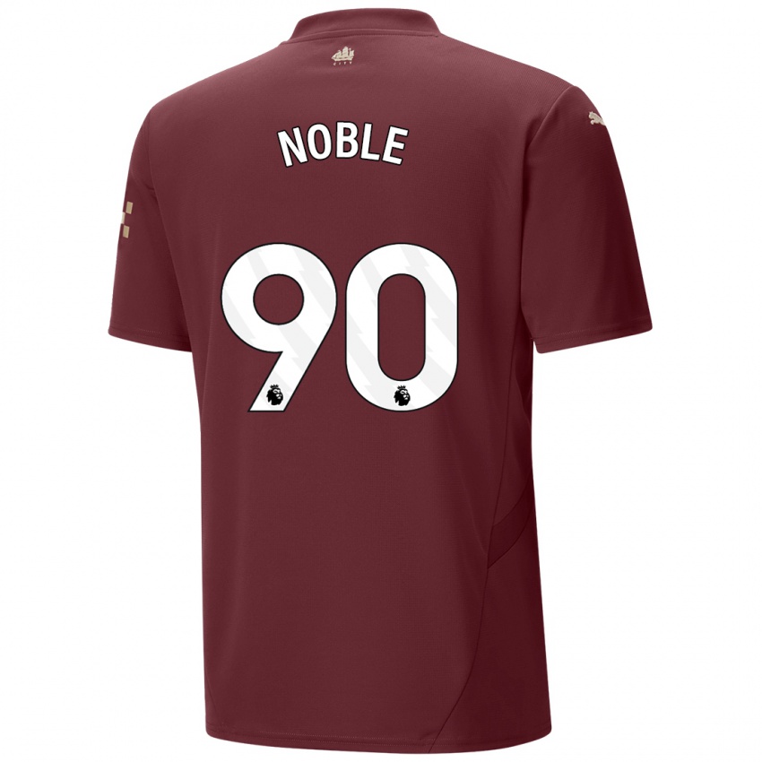 Kinder Kian Noble #90 Kastanienbraun Ausweichtrikot Trikot 2024/25 T-Shirt