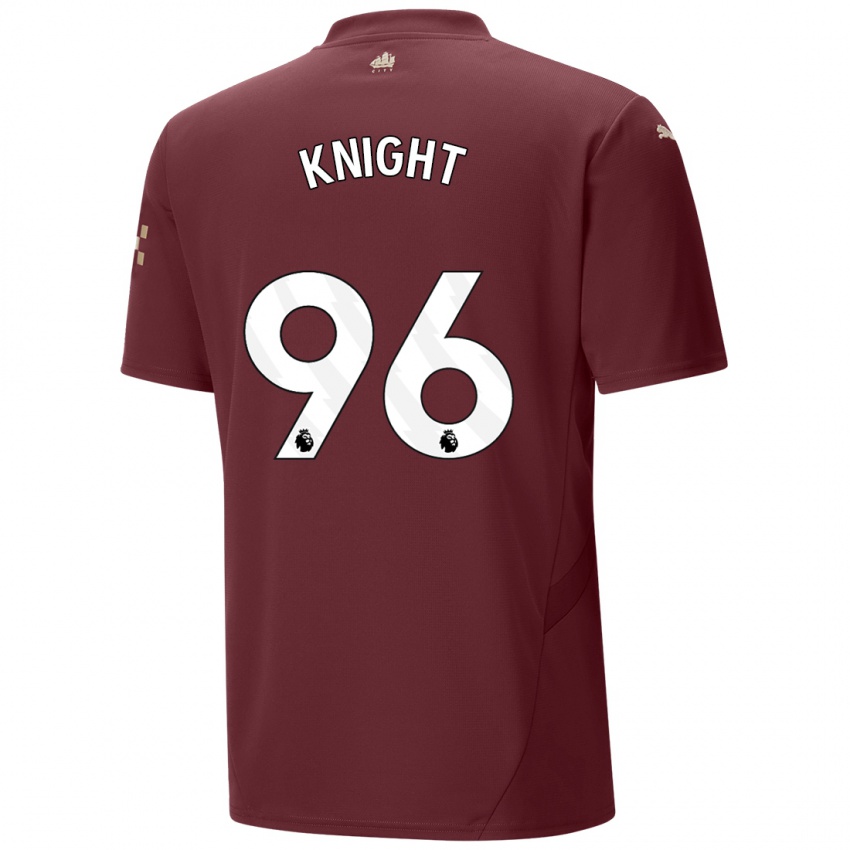 Kinder Ben Knight #96 Kastanienbraun Ausweichtrikot Trikot 2024/25 T-Shirt