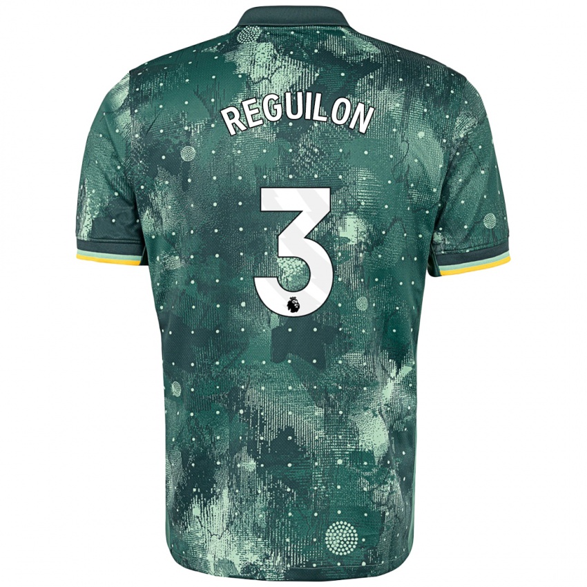 Kinder Sergio Reguilon #3 Mintgrün Ausweichtrikot Trikot 2024/25 T-Shirt