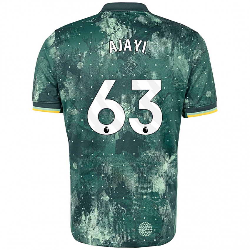 Kinder Damola Ajayi #63 Mintgrün Ausweichtrikot Trikot 2024/25 T-Shirt