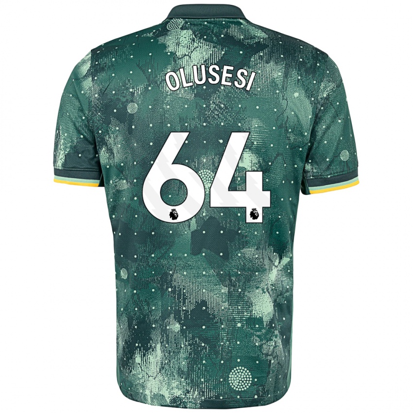 Kinder Callum Olusesi #64 Mintgrün Ausweichtrikot Trikot 2024/25 T-Shirt