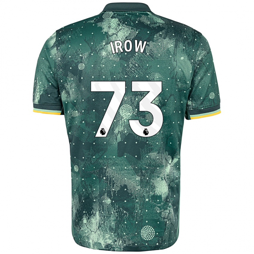 Kinder Oliver Irow #73 Mintgrün Ausweichtrikot Trikot 2024/25 T-Shirt