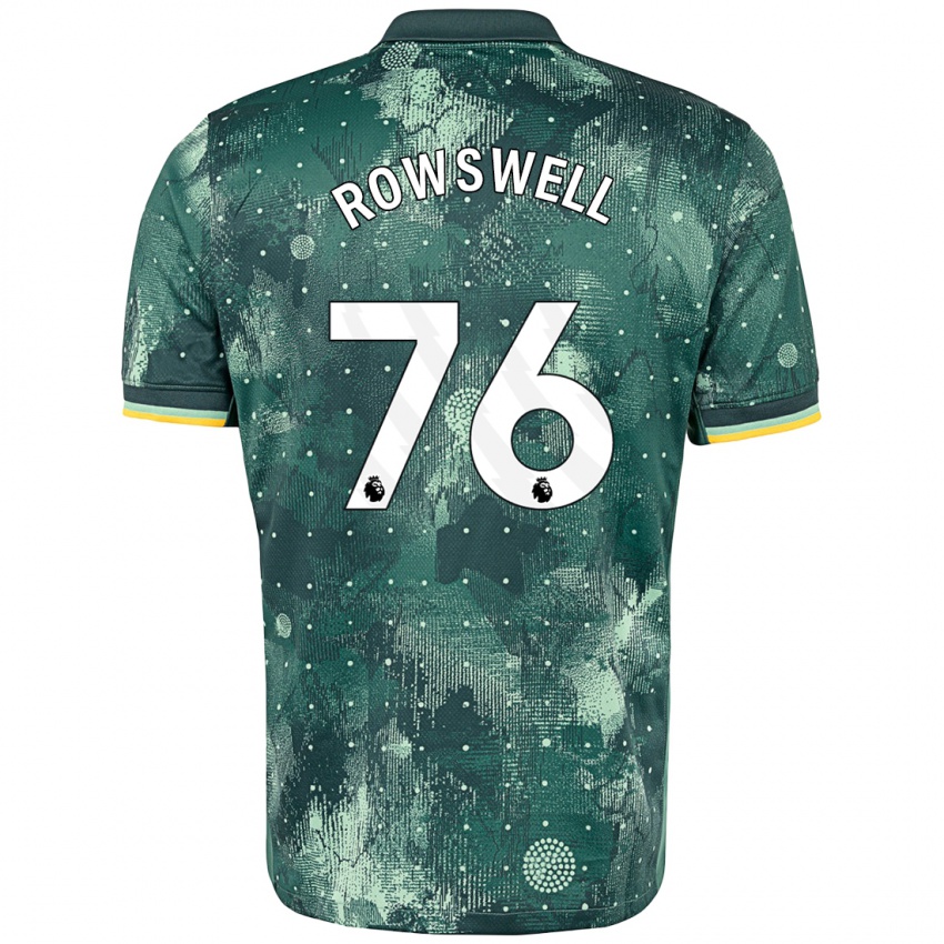 Kinder James Rowswell #76 Mintgrün Ausweichtrikot Trikot 2024/25 T-Shirt