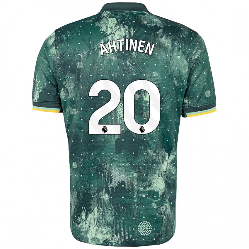 Kinder Olga Ahtinen #20 Mintgrün Ausweichtrikot Trikot 2024/25 T-Shirt