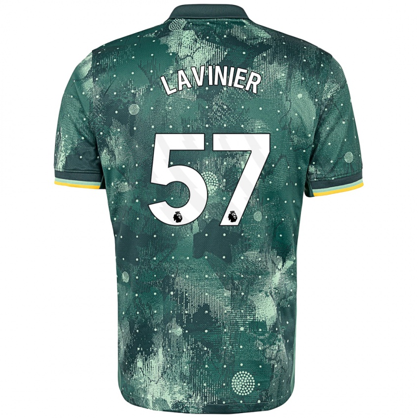 Kinder Marcel Lavinier #57 Mintgrün Ausweichtrikot Trikot 2024/25 T-Shirt