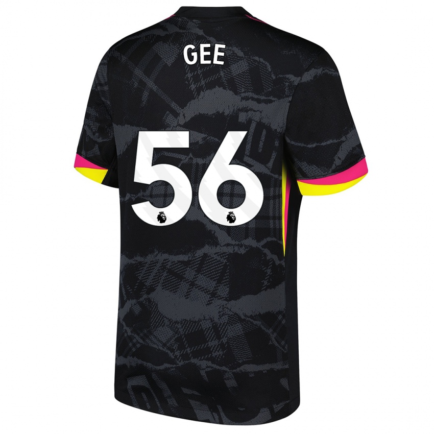 Kinder Billy Gee #56 Schwarz Rosa Ausweichtrikot Trikot 2024/25 T-Shirt