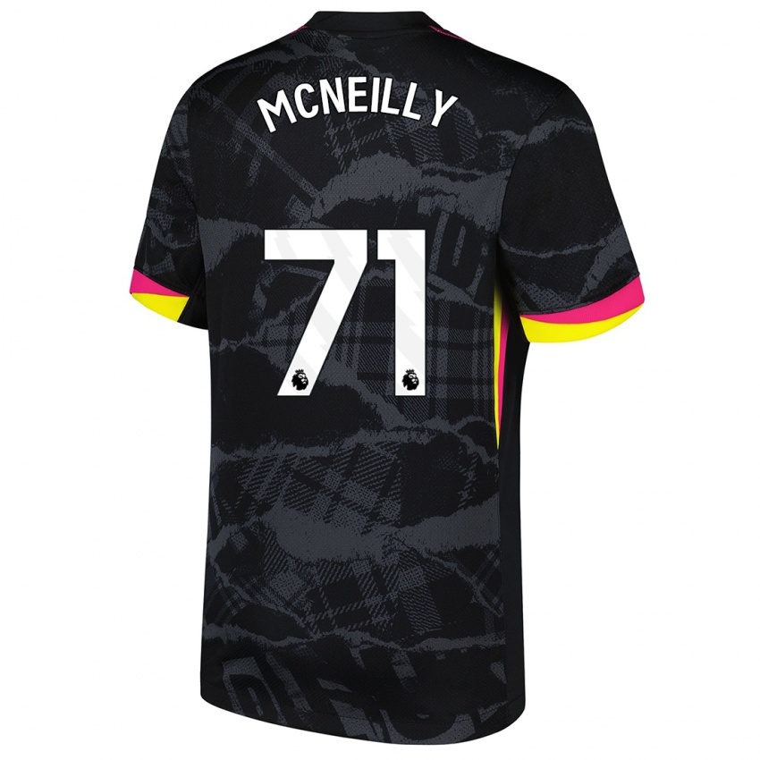 Kinder Donnell Mcneilly #71 Schwarz Rosa Ausweichtrikot Trikot 2024/25 T-Shirt