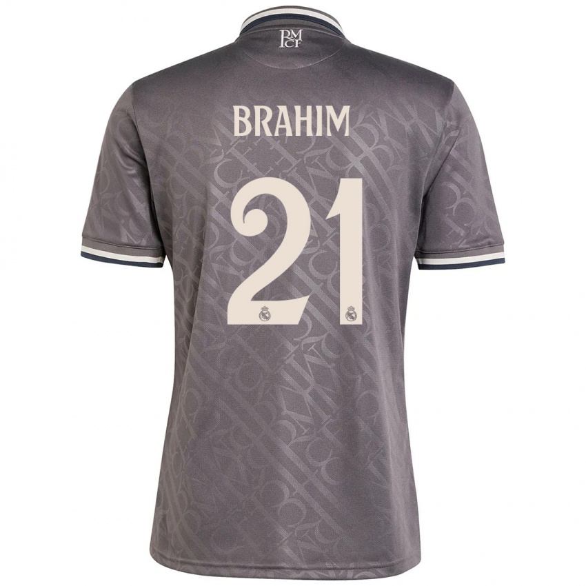 Kinder Brahim Diaz #21 Anthrazit Ausweichtrikot Trikot 2024/25 T-Shirt