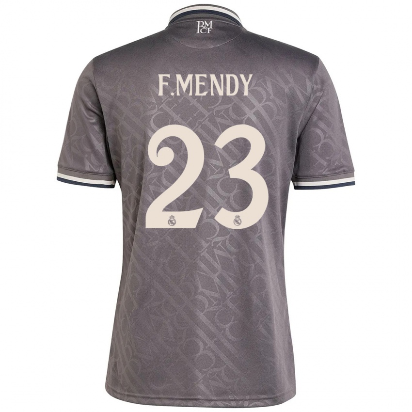 Kinder Ferland Mendy #23 Anthrazit Ausweichtrikot Trikot 2024/25 T-Shirt