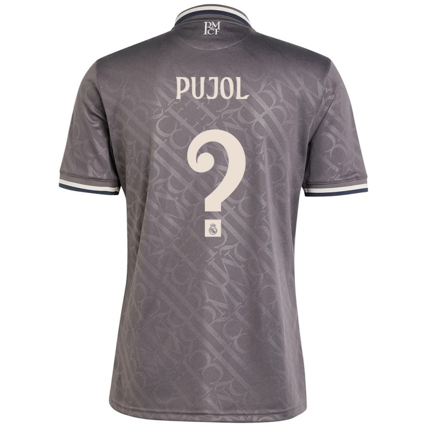 Kinder Edgar Pujol #0 Anthrazit Ausweichtrikot Trikot 2024/25 T-Shirt