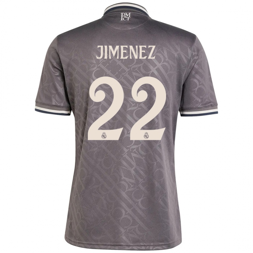 Kinder David Jimenez #22 Anthrazit Ausweichtrikot Trikot 2024/25 T-Shirt