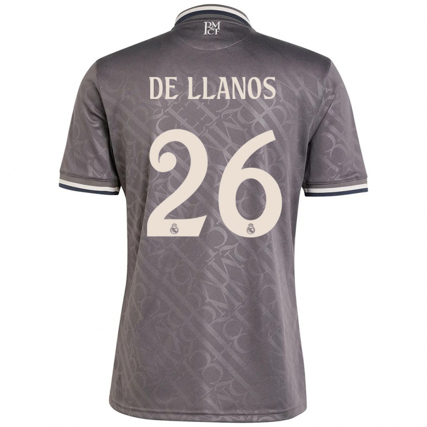 Kinder Hugo De Llanos #26 Anthrazit Ausweichtrikot Trikot 2024/25 T-Shirt