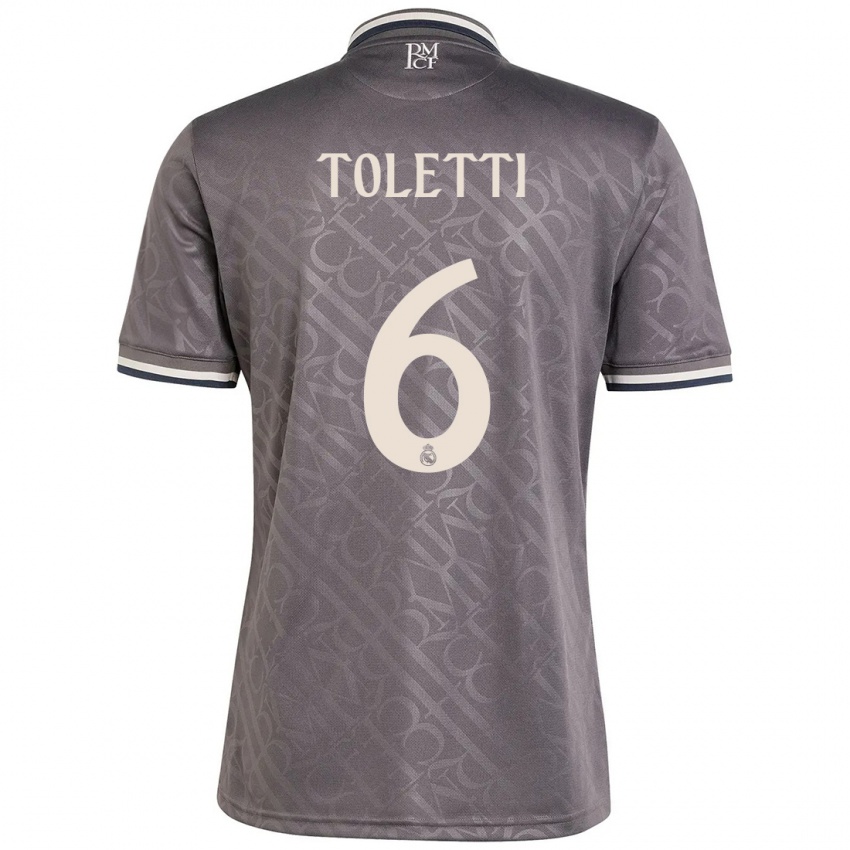 Kinder Sandie Toletti #6 Anthrazit Ausweichtrikot Trikot 2024/25 T-Shirt