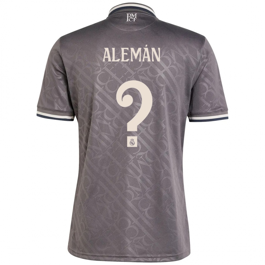 Kinder Alexander Alemán #0 Anthrazit Ausweichtrikot Trikot 2024/25 T-Shirt