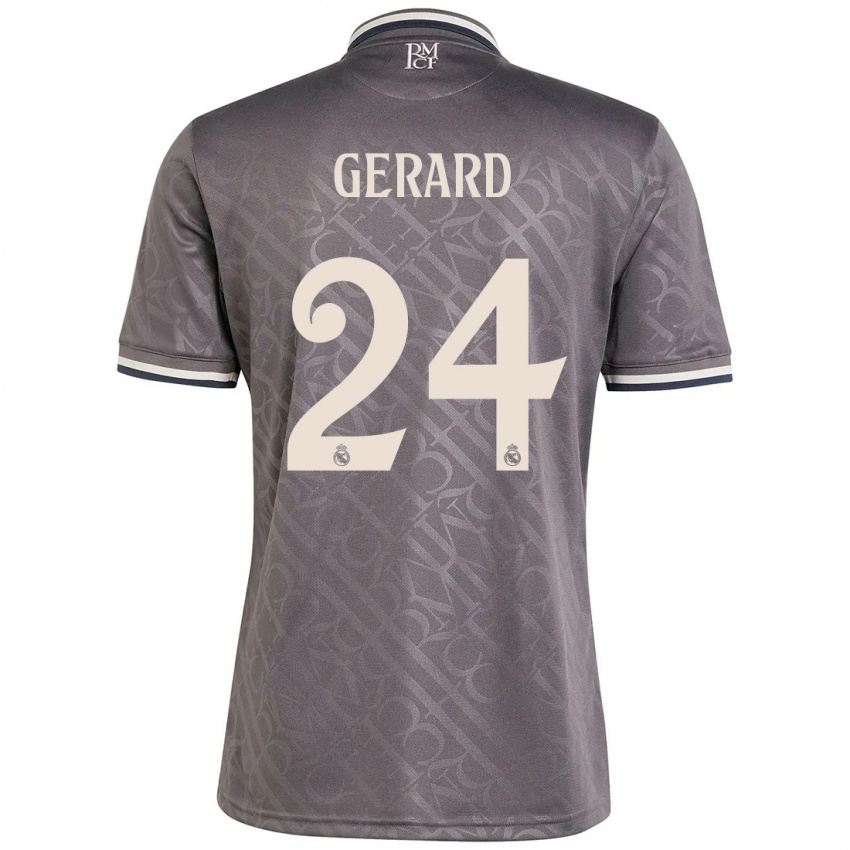 Kinder Meline Gerard #24 Anthrazit Ausweichtrikot Trikot 2024/25 T-Shirt