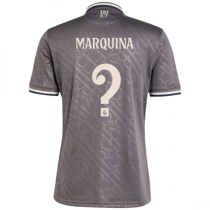 Kinder Guillermo Marquina #0 Anthrazit Ausweichtrikot Trikot 2024/25 T-Shirt