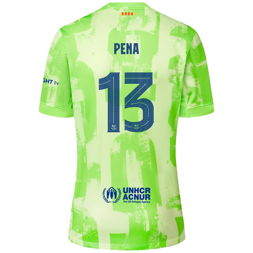 Kinder Inaki Pena #13 Limettengrün Ausweichtrikot Trikot 2024/25 T-Shirt