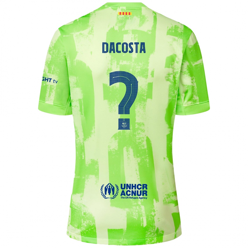 Kinder Raúl Dacosta #0 Limettengrün Ausweichtrikot Trikot 2024/25 T-Shirt