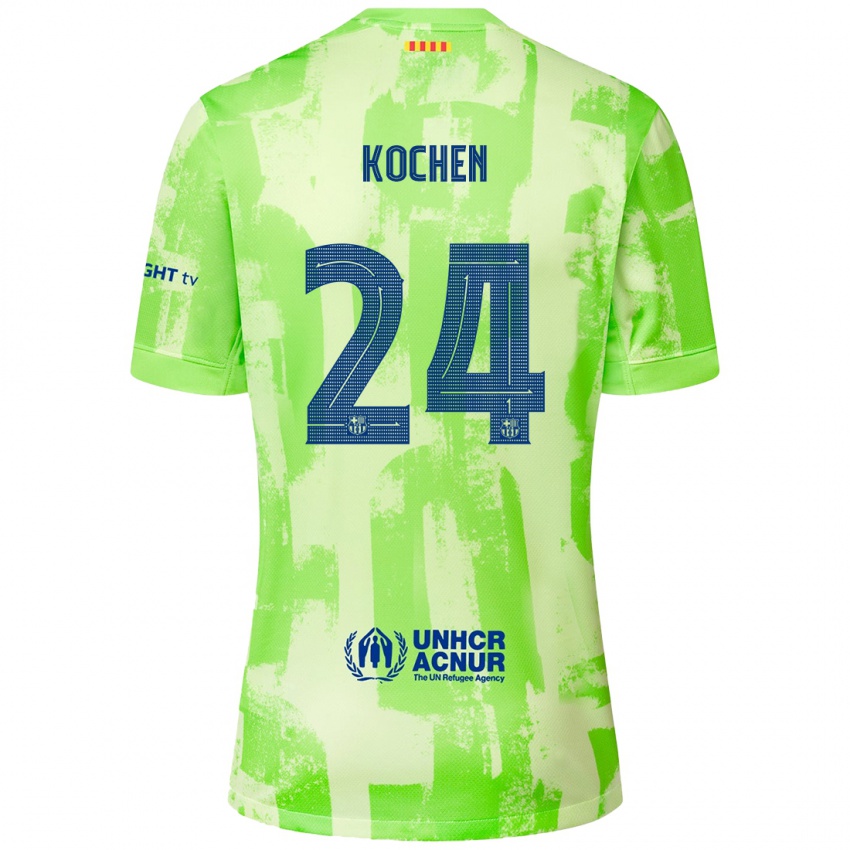 Kinder Diego Kochen #24 Limettengrün Ausweichtrikot Trikot 2024/25 T-Shirt