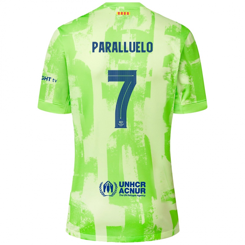 Kinder Salma Paralluelo #7 Limettengrün Ausweichtrikot Trikot 2024/25 T-Shirt