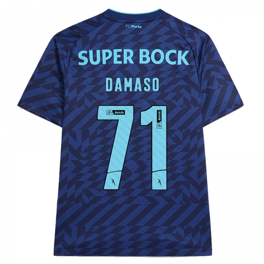 Kinder Nico Damaso #71 Marineblau Ausweichtrikot Trikot 2024/25 T-Shirt