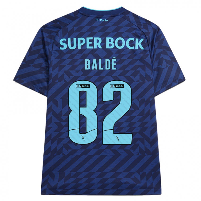 Kinder Alfa Baldé #82 Marineblau Ausweichtrikot Trikot 2024/25 T-Shirt