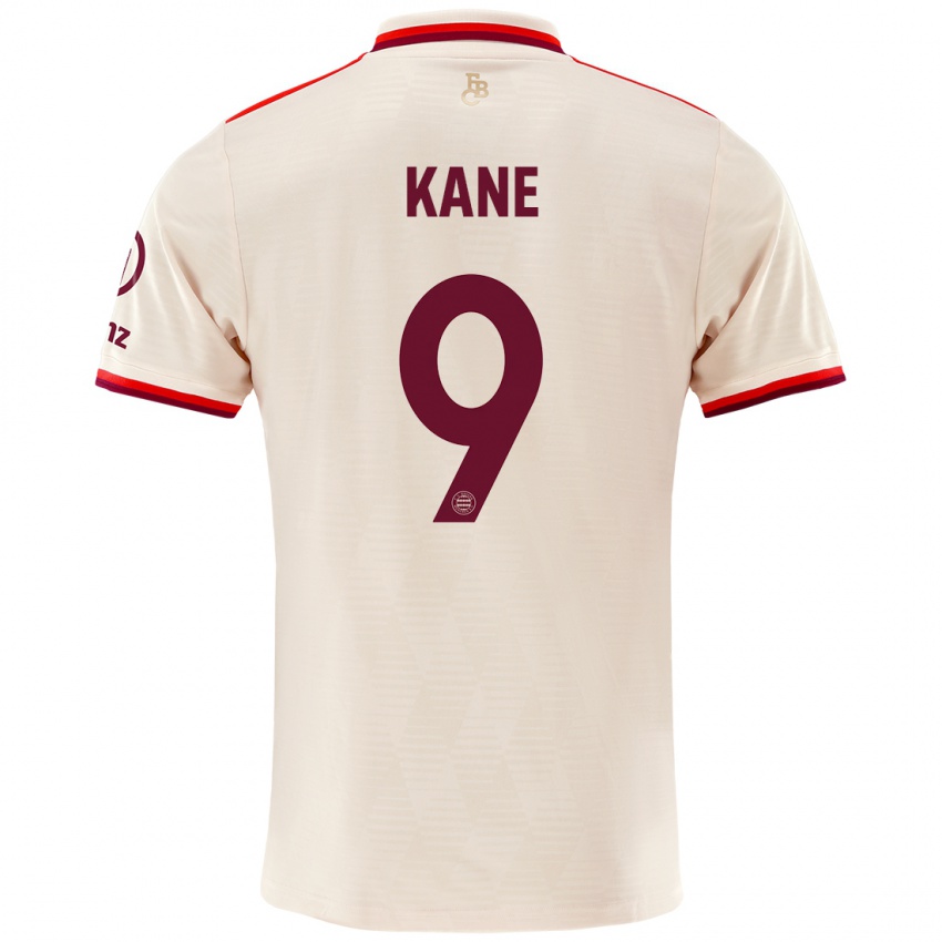 Kinder Harry Kane #9 Leinen Ausweichtrikot Trikot 2024/25 T-Shirt