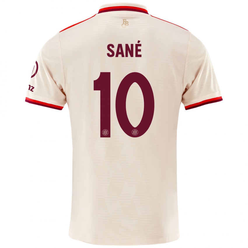 Kinder Leroy Sane #10 Leinen Ausweichtrikot Trikot 2024/25 T-Shirt