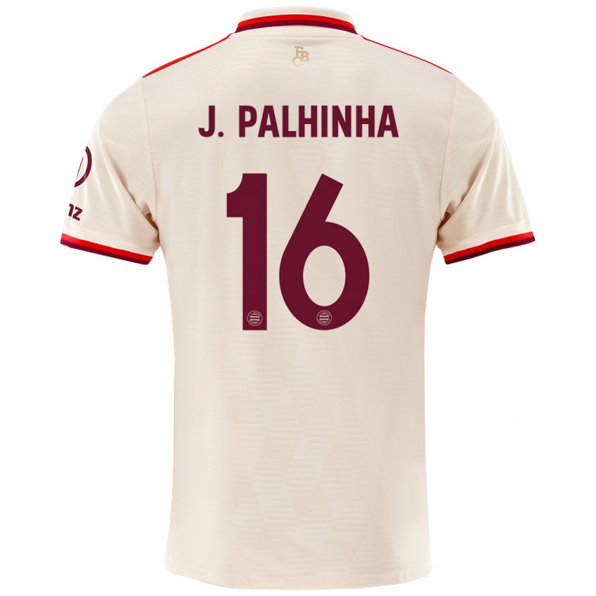 Kinder João Palhinha #16 Leinen Ausweichtrikot Trikot 2024/25 T-Shirt