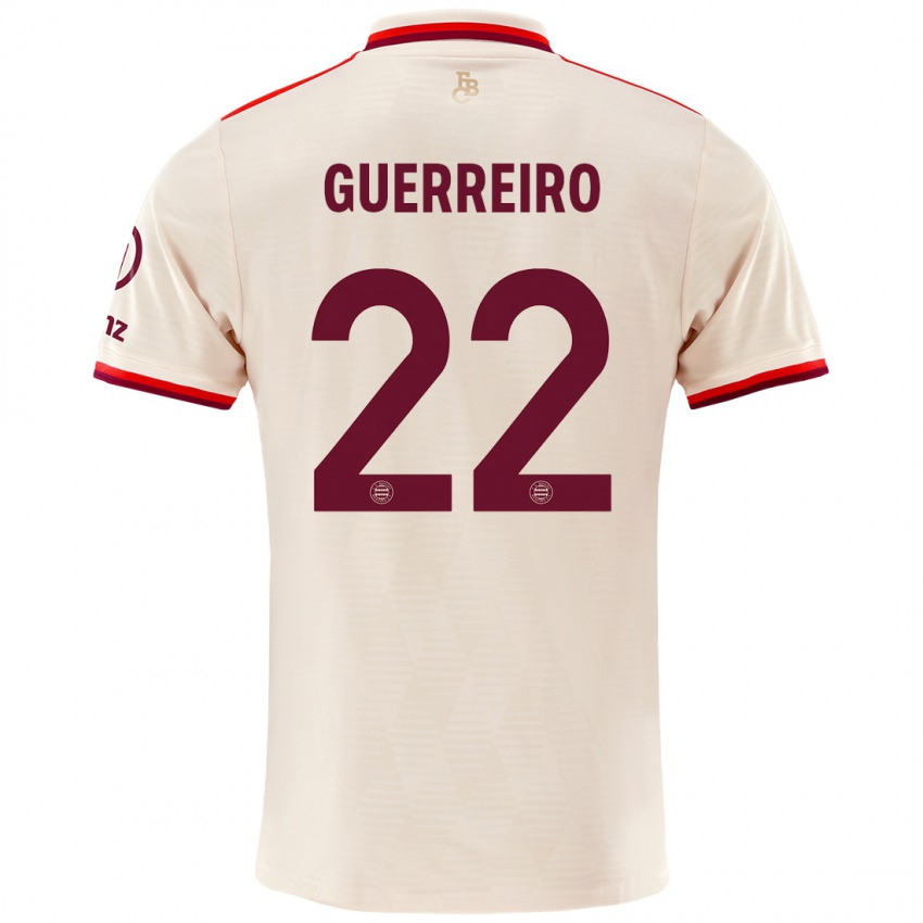 Kinder Raphaël Guerreiro #22 Leinen Ausweichtrikot Trikot 2024/25 T-Shirt