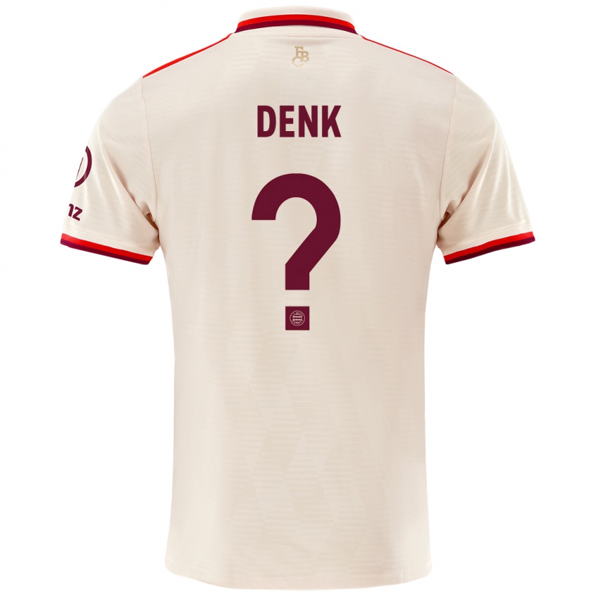 Kinder Luca Denk #0 Leinen Ausweichtrikot Trikot 2024/25 T-Shirt