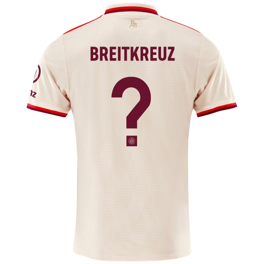 Kinder Steve Breitkreuz #0 Leinen Ausweichtrikot Trikot 2024/25 T-Shirt