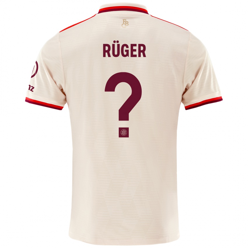 Kinder Kurt Rüger #0 Leinen Ausweichtrikot Trikot 2024/25 T-Shirt