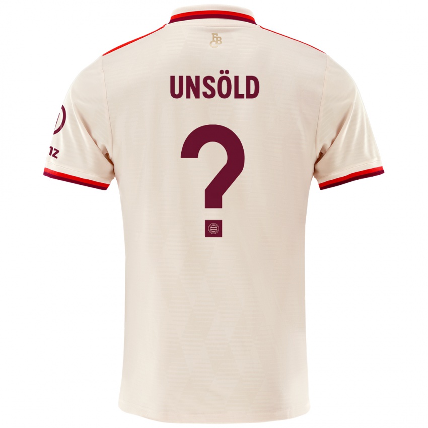 Kinder Samuel Unsöld #0 Leinen Ausweichtrikot Trikot 2024/25 T-Shirt