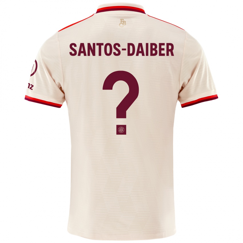 Kinder David Santos-Daiber #0 Leinen Ausweichtrikot Trikot 2024/25 T-Shirt