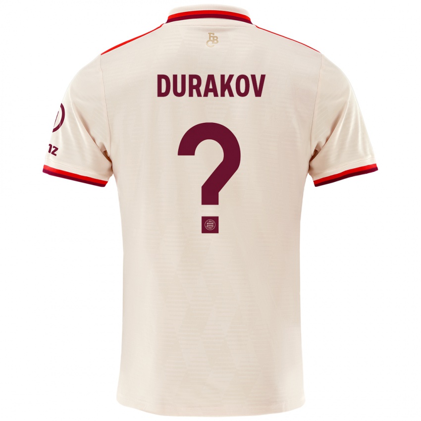 Kinder Sejdo Durakov #0 Leinen Ausweichtrikot Trikot 2024/25 T-Shirt