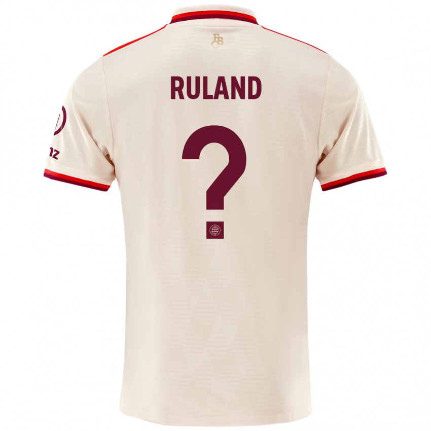 Kinder Leonard Ruland #0 Leinen Ausweichtrikot Trikot 2024/25 T-Shirt