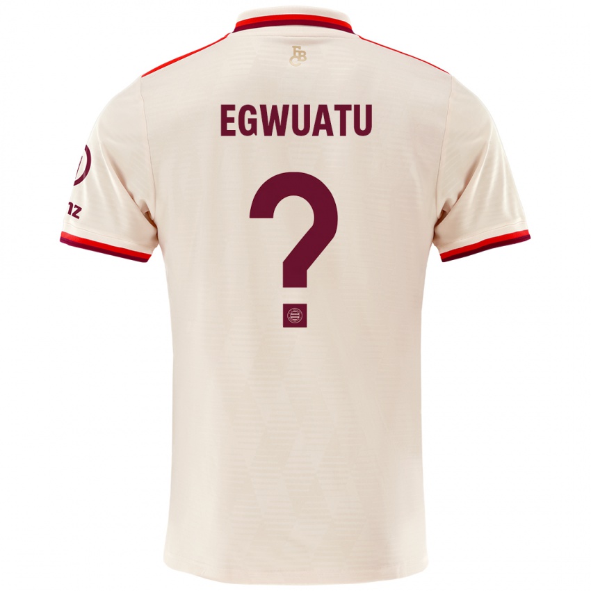 Kinder Frank Egwuatu #0 Leinen Ausweichtrikot Trikot 2024/25 T-Shirt