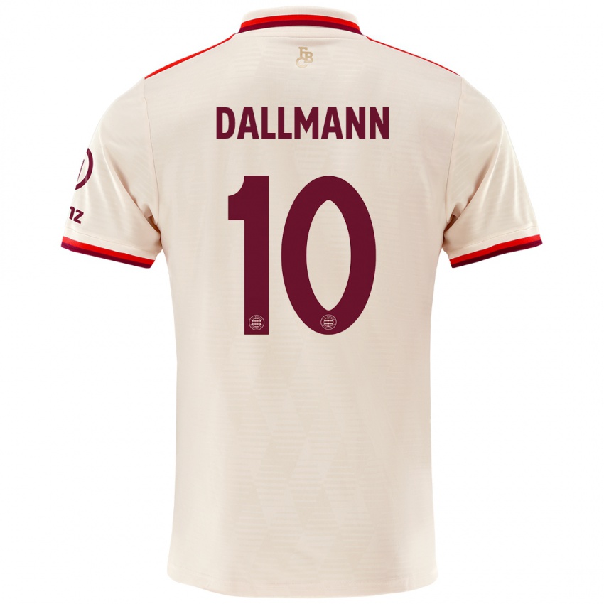 Kinder Linda Dallmann #10 Leinen Ausweichtrikot Trikot 2024/25 T-Shirt