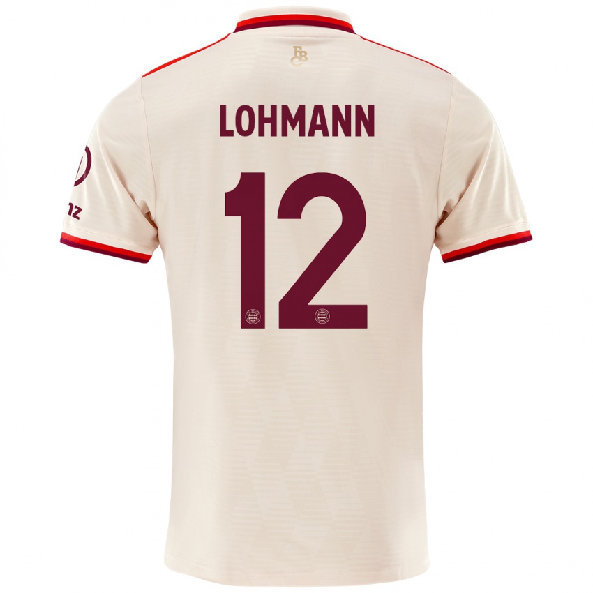 Kinder Sydney Lohmann #12 Leinen Ausweichtrikot Trikot 2024/25 T-Shirt