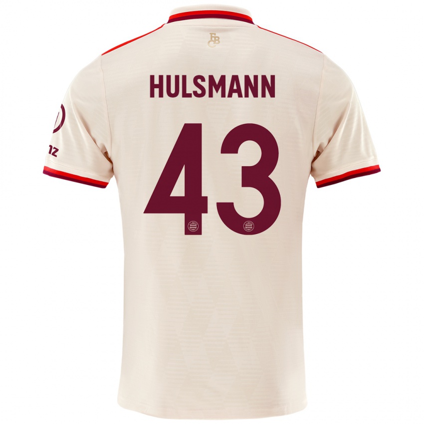 Kinder Tom Hulsmann #43 Leinen Ausweichtrikot Trikot 2024/25 T-Shirt