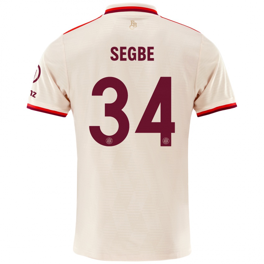 Kinder Désiré Sègbè #34 Leinen Ausweichtrikot Trikot 2024/25 T-Shirt