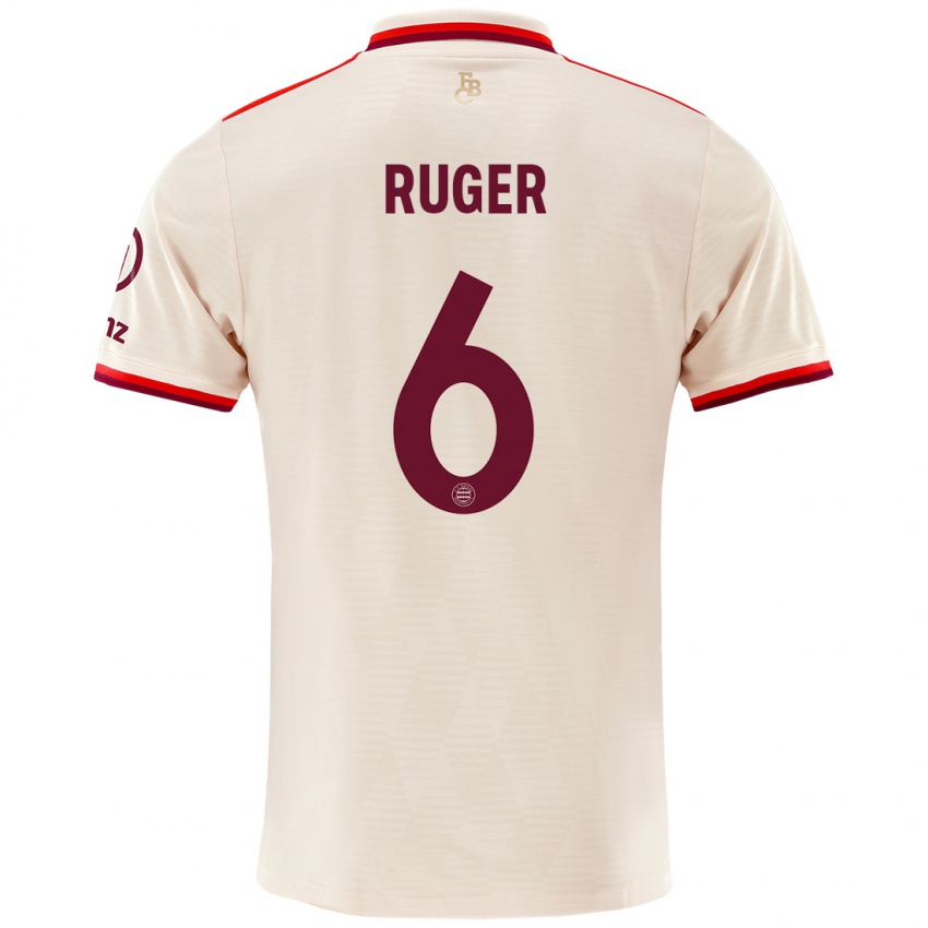 Kinder Kurt Ruger #6 Leinen Ausweichtrikot Trikot 2024/25 T-Shirt