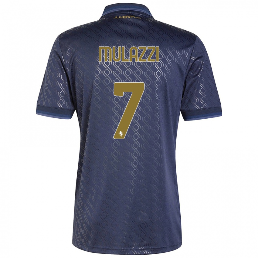 Kinder Gabriele Mulazzi #7 Marineblau Ausweichtrikot Trikot 2024/25 T-Shirt